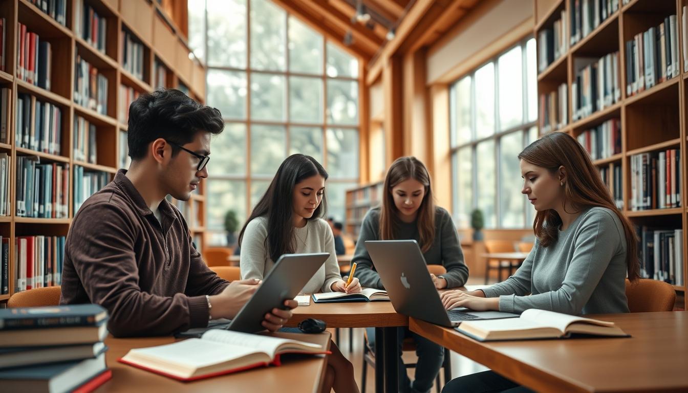 Students and educational resources in a modern learning environment